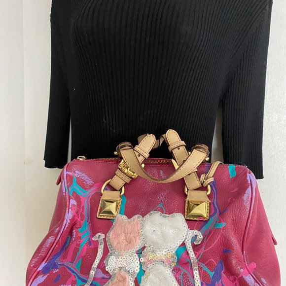 Michael Kors Customized w/ Cats Patch and Graffiti - Picture 7 of 11